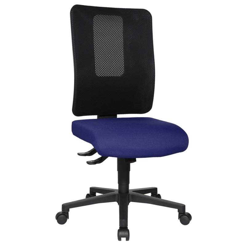 Topstar bureaustoel Open X (N), blauw/zwart, netrugleuning, 110 kg